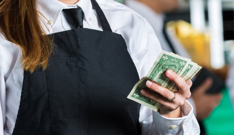 The Labor Department is considering allowing employers, such as restaurants, to keep workers' tips, so long as the workers are paid the federal minimum wage. (iStock)
