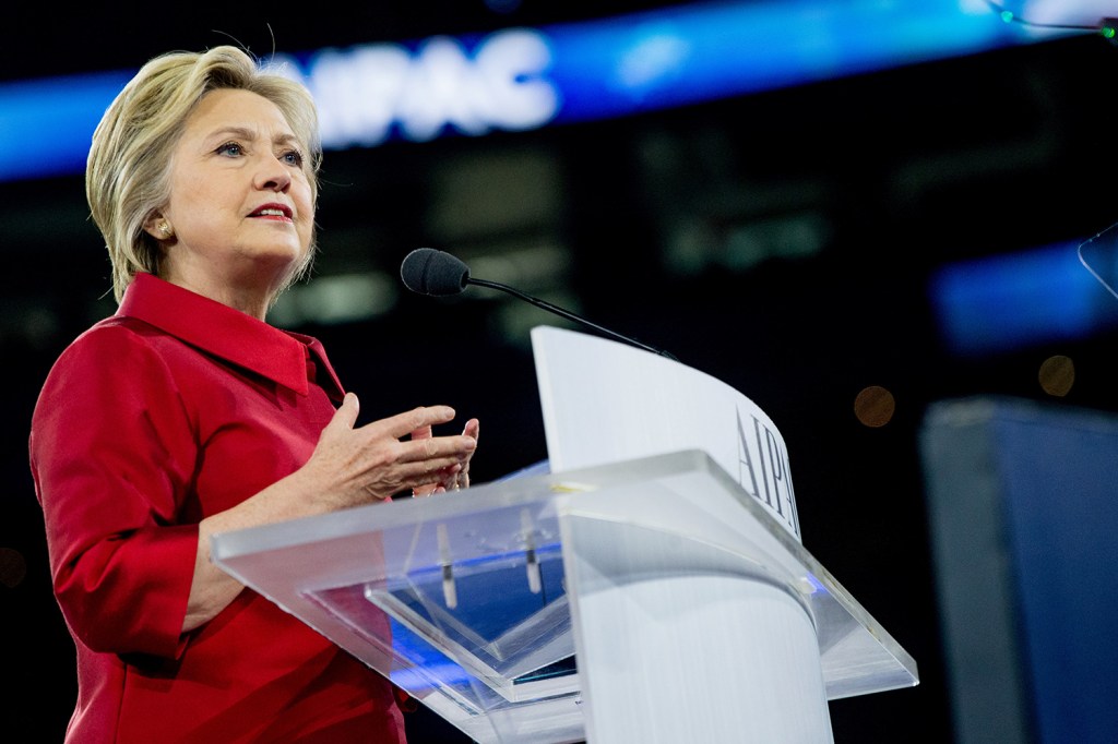 Clinton hammers Trump at AIPAC: ‘Israel’s security is non-negotiable’