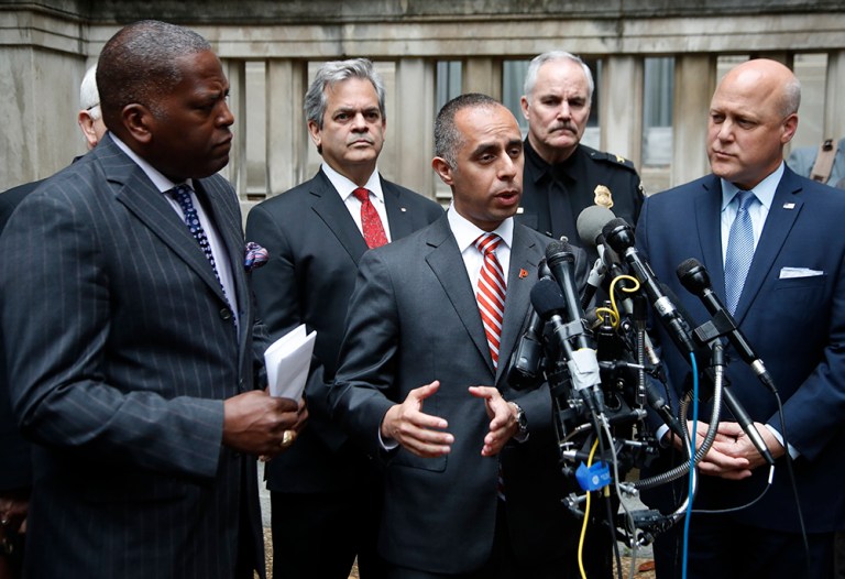 A handful of mayors told Attorney General Jeff Sessions Tuesday that they are not breaking federal law by imposing 