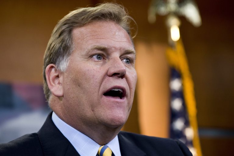FILE - House Intelligence Committee Chairman Rep. Mike Rogers, R-Mich., speaks during a news conference on Capitol Hill in Washington, in this June 6, 2013 file photo. Rogers said he won't seek re-election during an interview on Detroit radio station WJR-AM Friday March 28, 2014. He says he'll serve out the end of his term and plans to start a national radio program. (AP Photo/Jacquelyn Martin, File)