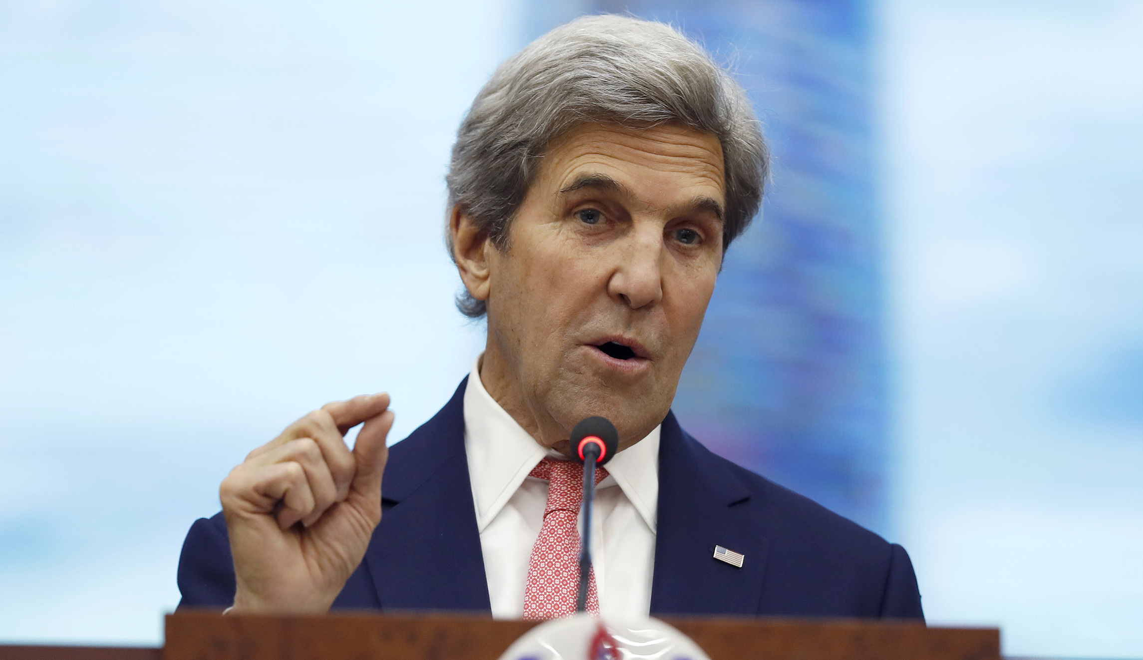 John Kerry: Americans will lead on climate issues where Trump fails