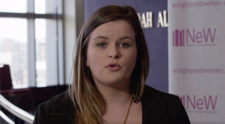 To combat the stereotype of conservatives and Republicans permeating college campuses — and also to try and stem the abuse these students receive — the Network of Enlightened Women has launched a new campaign: #ShesConservative. (Screen shot)