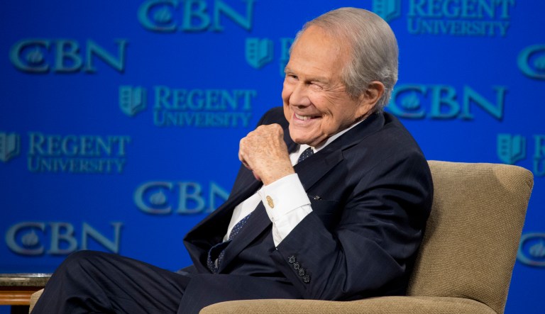 The televangelist's interview will air Thursday. (AP Photo/Steve Helber)
