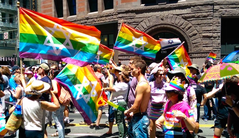 Revelers were asked to leave the 2017 Dyke March Chicago this weekend on account of their Jewish pride flag, which bore the image of the Star of David. (Photo: Wikipedia Commons)