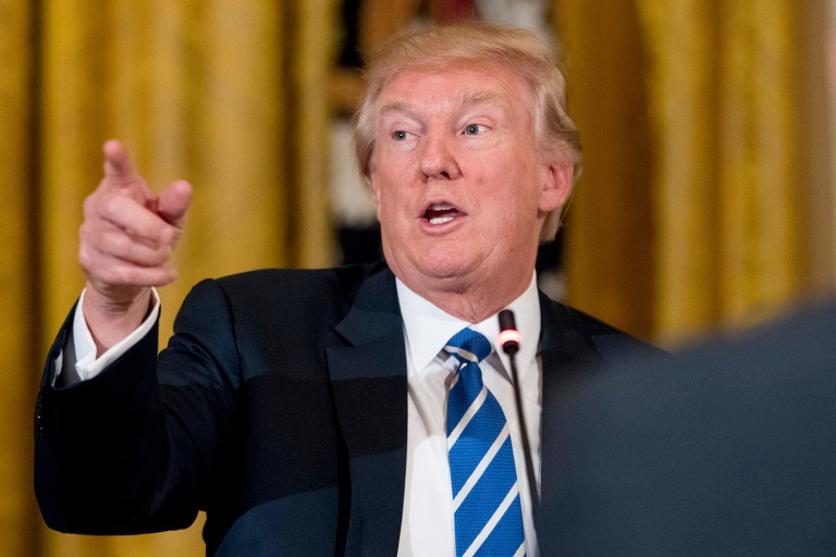 Trump told GOP lawmakers yesterday he would support changes, 