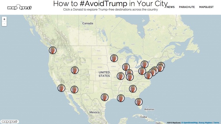 Mapquest: ‘No way’ Trump wins election