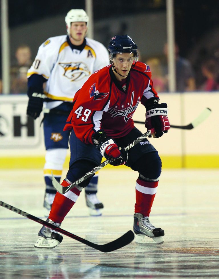 Bruce Bennett/Getty Images
Right wing Stanislav Galiev missed most of last season because of a wrist injury but will likely play at Hershey next year.