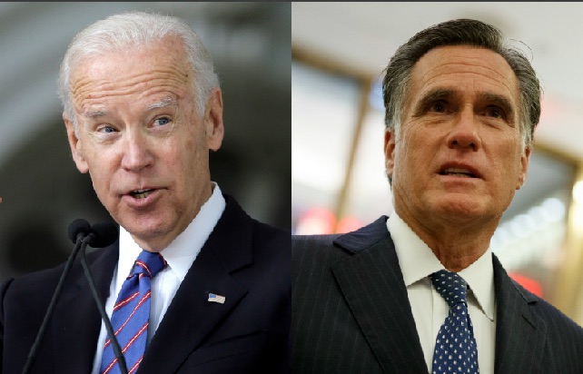 Joe Biden wants Mitt Romney to run for the Senate: Report