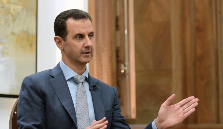 Trump criticized his predecessor, President Barack Obama, for not retaliating against Assad for crossing the 