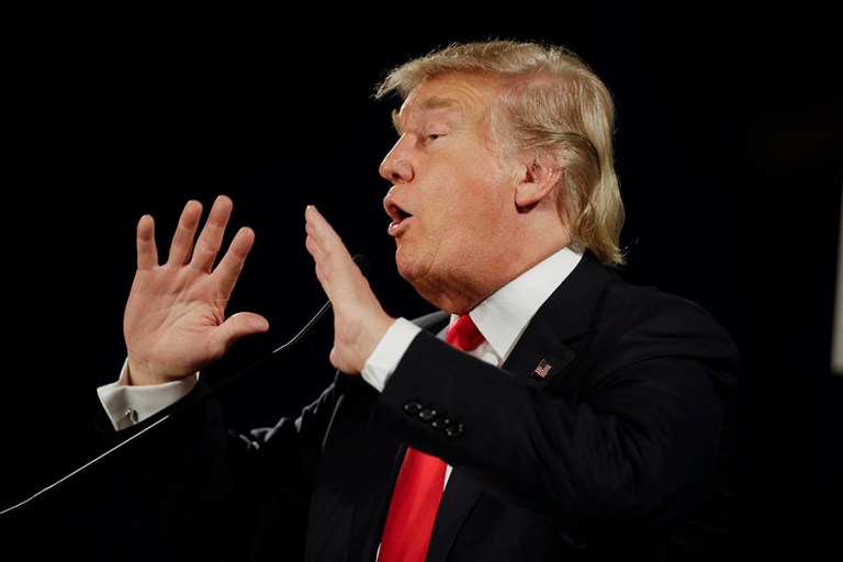Conventional wisdom has it that Donald Trump is leading most Super Tuesday states, but there's not much polling data available. (AP File Photo/Mark Humphrey)