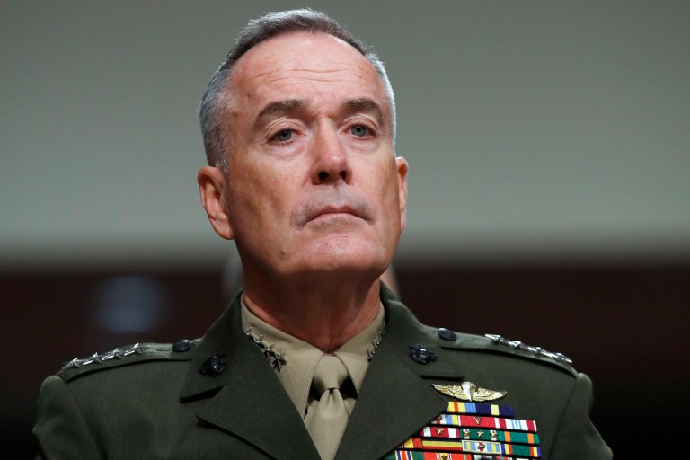 The Pentagon urged Russia to continue using the deconfliction line to avoid military miscalculations and to de-escalate tense situations as both countries intervene in Syria's long-running civil war. (AP Photo/Jacquelyn Martin)