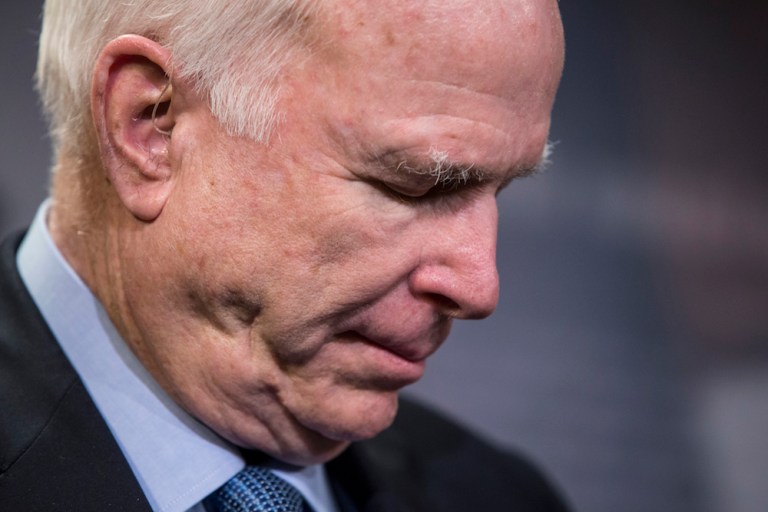 The White House can turn the page from that bad jab at John McCain