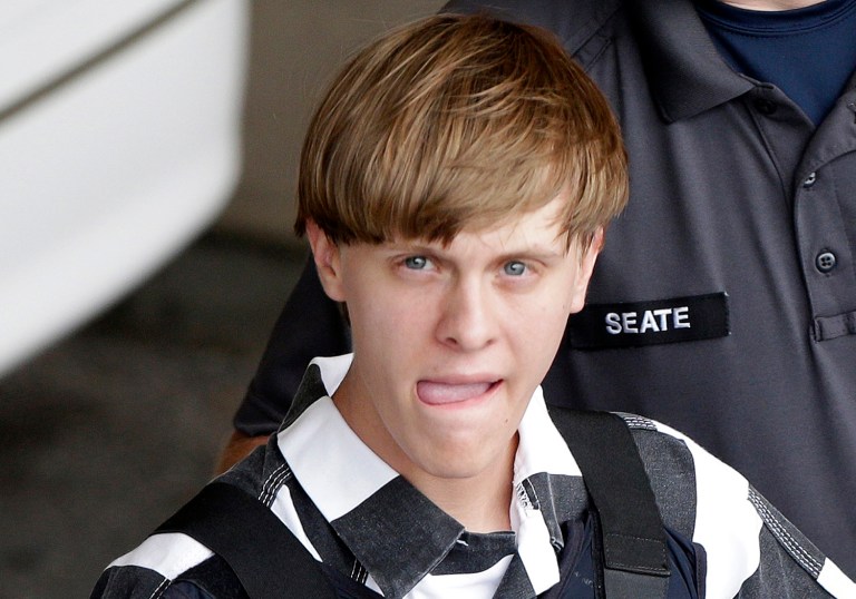 Dylann Roof, who shot nine black worshippers in a Charleston, S.C., church in 2015 will plead guilty to state charges in order to avoid another death sentence. (AP Photo/Chuck Burton, File)
