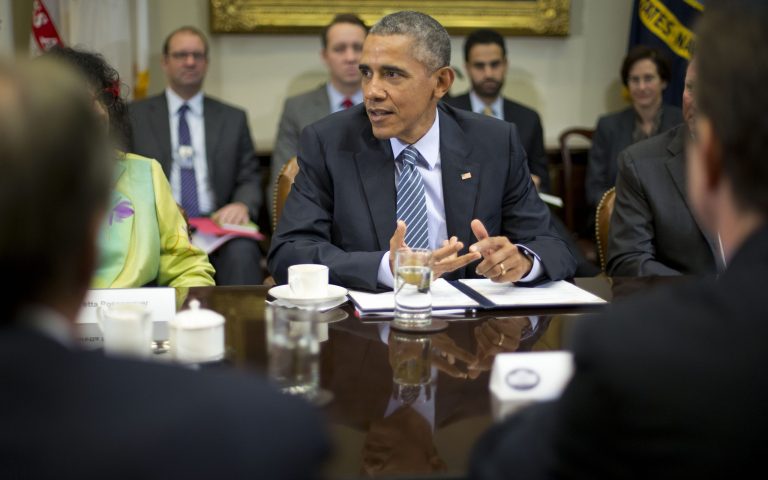 A federal court could up-end President Obama's plan to secure a global climate deal in Paris in December.Â (AP Photo/Pablo Martinez Monsivais)