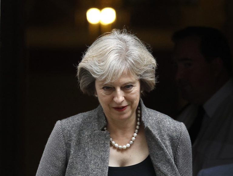 The U.K.'s prime minister will announce the next steps in leaving the EU. (AP Photo/Frank Augstein)