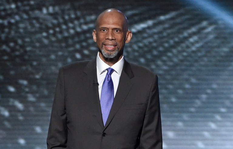 Hillary Clinton will be joined in Las Vegas by NBA Hall of Famer Kareem Abdul-Jabbar. (Photo by Chris Pizzello/Invision/AP, File)