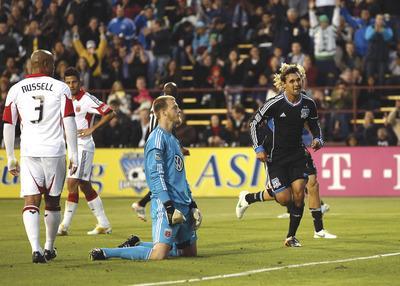 Ezra Shaw/Getty Images
D.C. United goaltender Joe Willis allowed five goals Wednesday to the Earthquakes, including one by Chris Wondolowski.