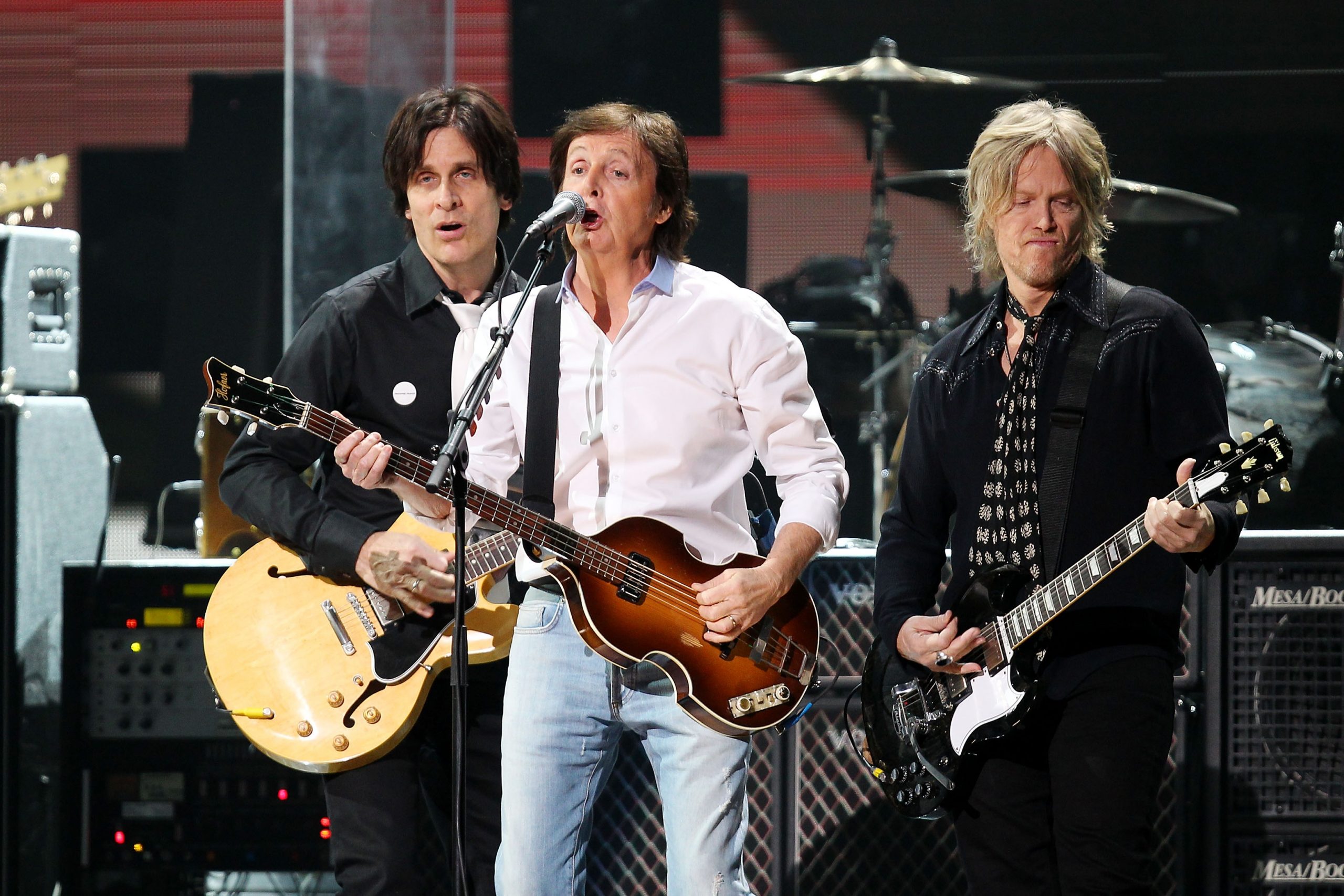 Music, comedy strike defiant tone at Sandy concert