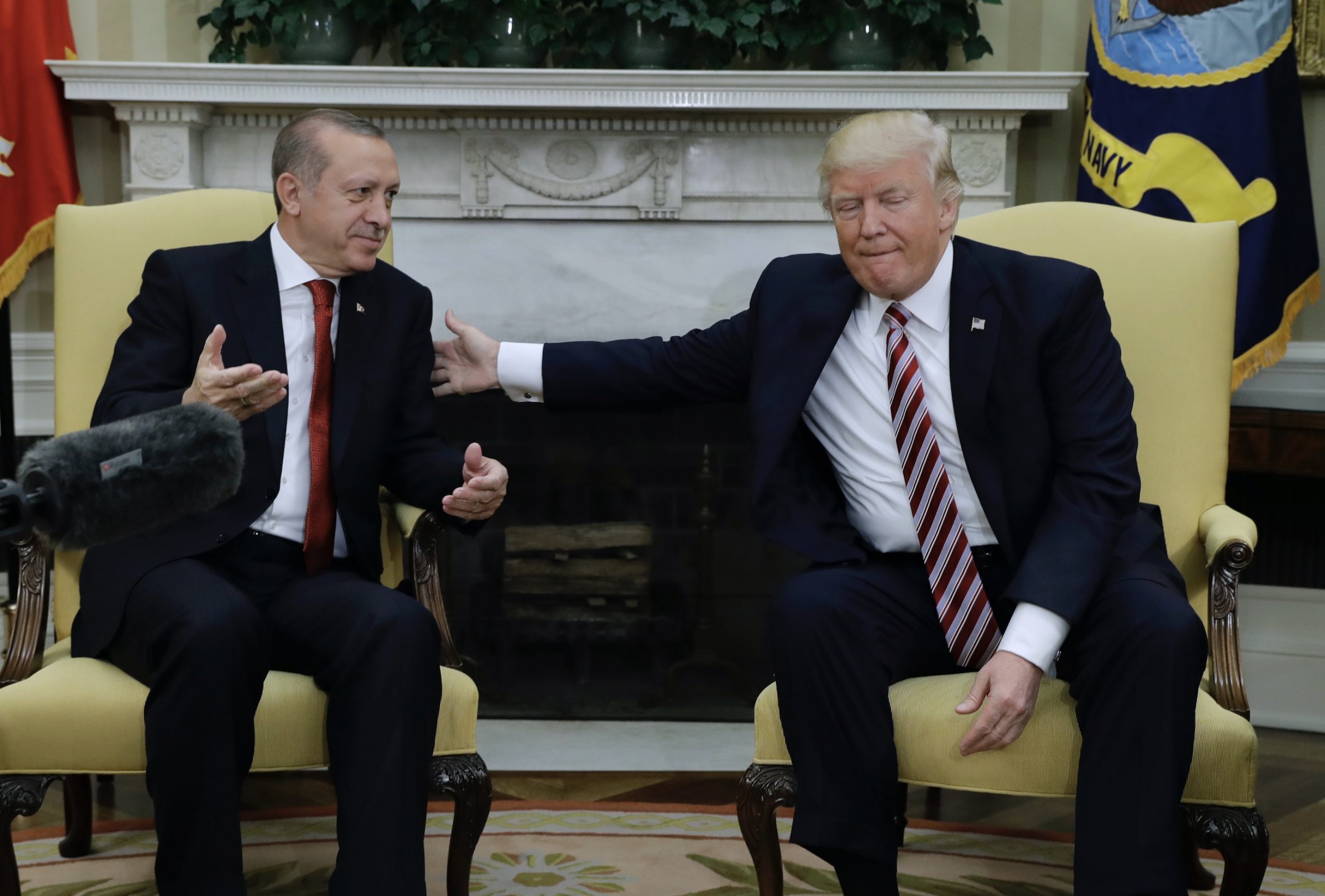 DNC blames Trump’s backing of Erdogan for attack outside DC embassy