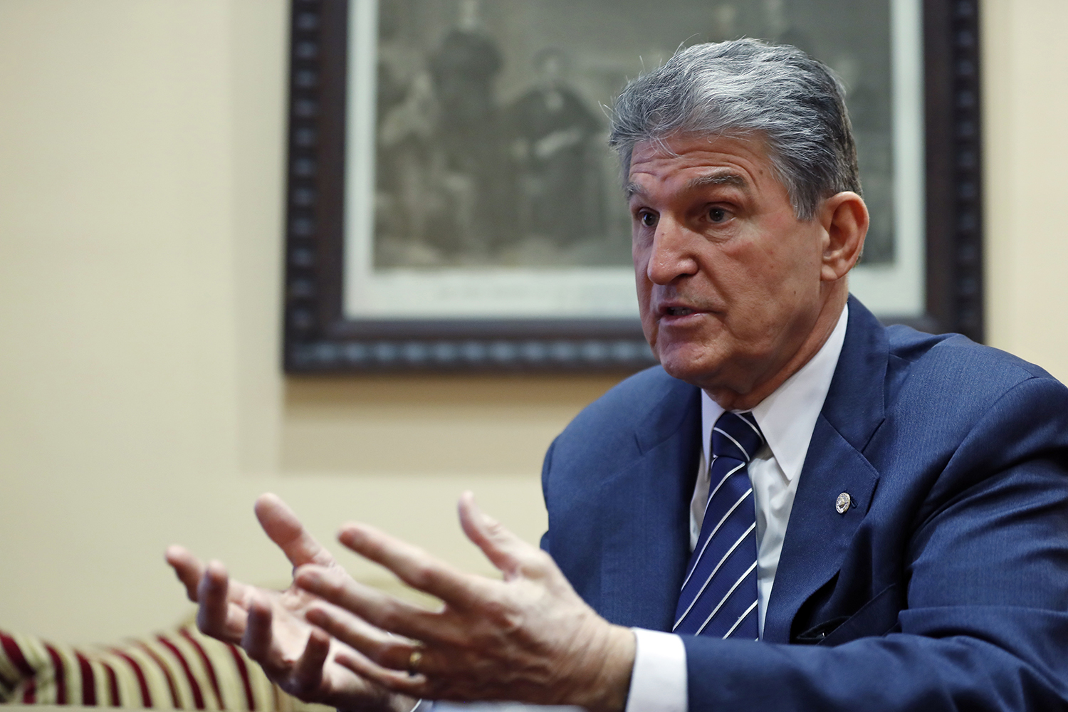 Joe Manchin won’t simply obstruct Trump: ‘I cannot be against my country’