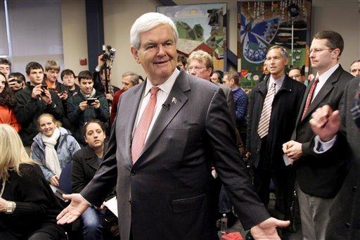 Angry Newt complains about conservative backlash