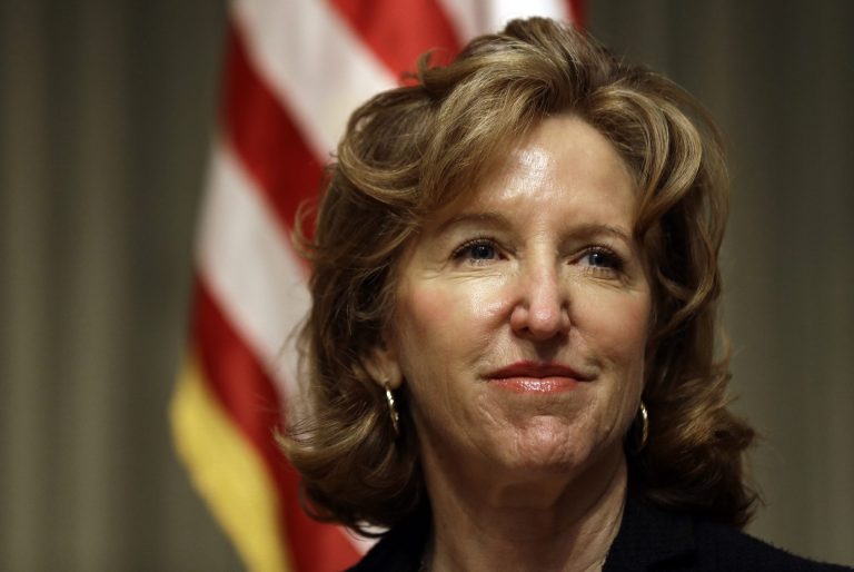 Sen. Kay Hagan is blasting her Republican opponent for âsid[ing] with the special interestsâ because he opposes a corporate welfare agency that gives most of its subsidies to Hagan's campaign contributors. (AP Photo/Gerry Broome, File)
