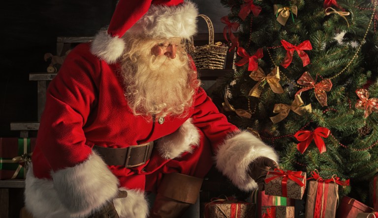 The Air Force confirms Santa Claus isn't real while trying to break up a quarrel between two bases on Twitter. 