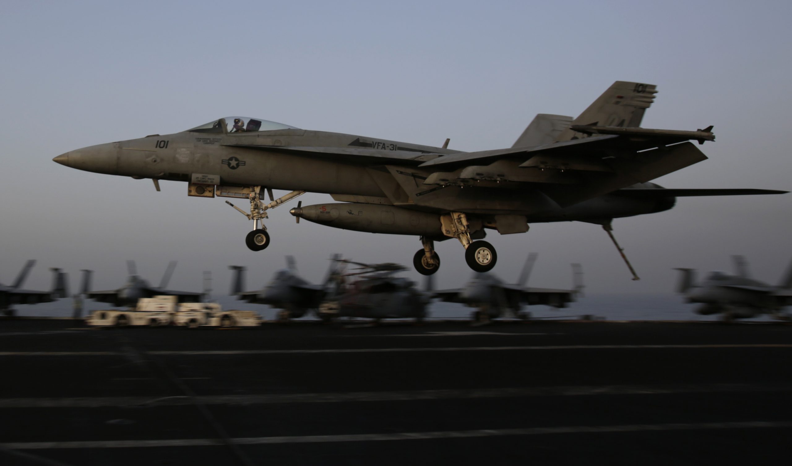 Navy fighter jet crashes during routine training mission