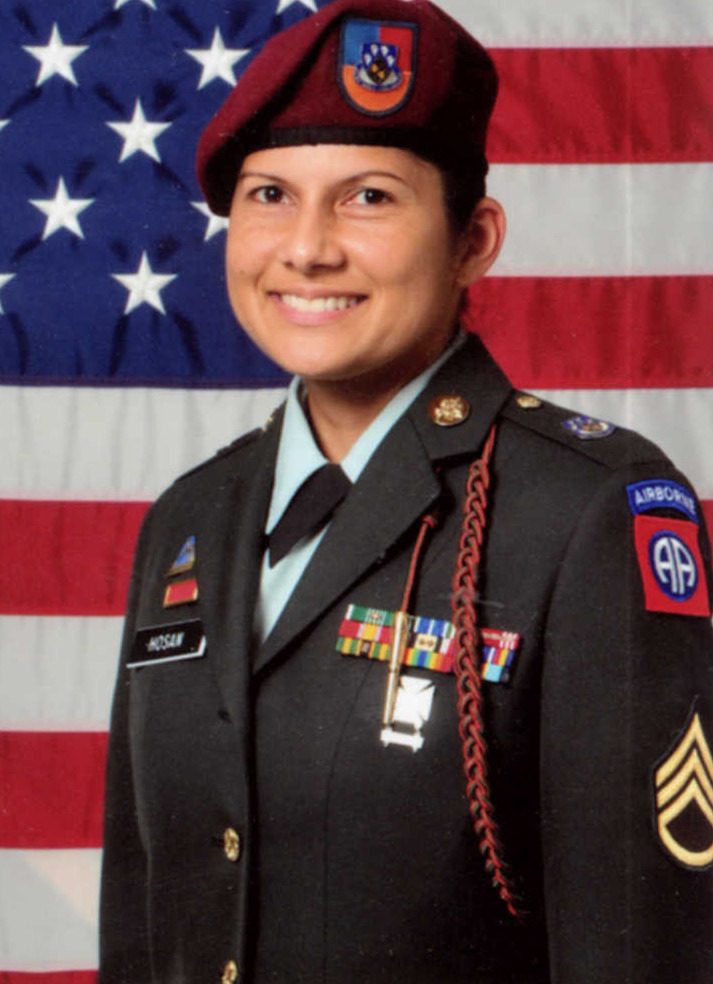 Soldier says she faced harassment over Muslim name