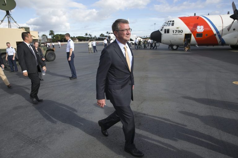 Carter's visit comes as Turkey has reportedly bombed U.S.-backed Kurdish forces in northern Syria. (AP Photo/Marco Garcia)