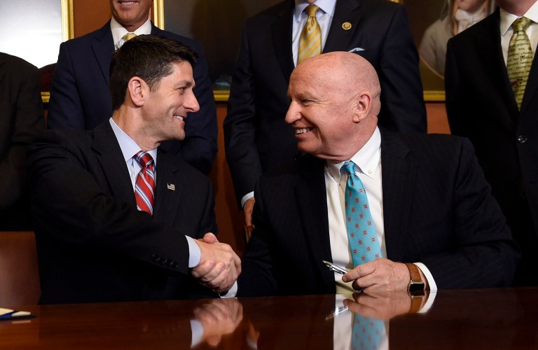 The BAT is strongly supported by Speaker of the House Paul Ryan and Ways and Means Committee Chairman Kevin Brady to generate $1.2 trillion of tax revenue to help offset the costs of reducing the corporate tax rate from 35 to 20 percent. (AP Photo/Susan Walsh)