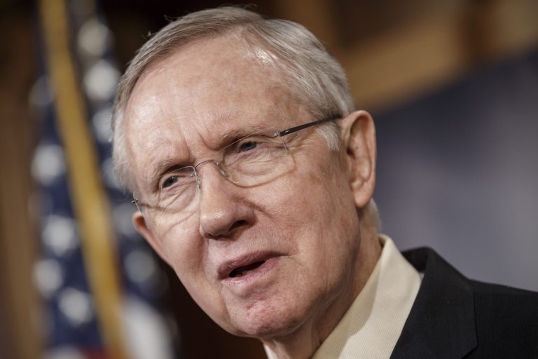 A bipartisan group of senators are pushing Sen. Harry Reid to bring an Iran sanctions bill to a vote in the legislative body. (AP/J. Scott Applewhite)