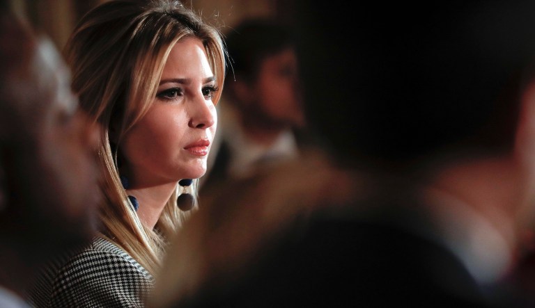 Trump did not say Moore should withdraw from the race, but her remark is the strongest signal yet that the White House is abandoning Moore. (AP Photo/Pablo Martinez Monsivais)