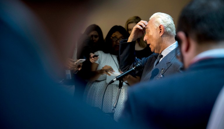 Longtime Donald Trump associate Roger Stone verified exchanging messages with WikiLeaks on Twitter, but challenged that they were taken out of context and were a 