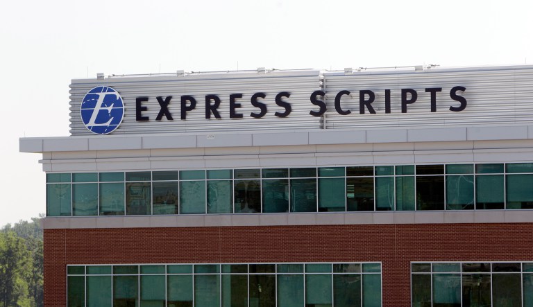 Express Scripts is one of the biggest pharmacy benefit managers in the country. (AP Photo/Jeff Roberson)