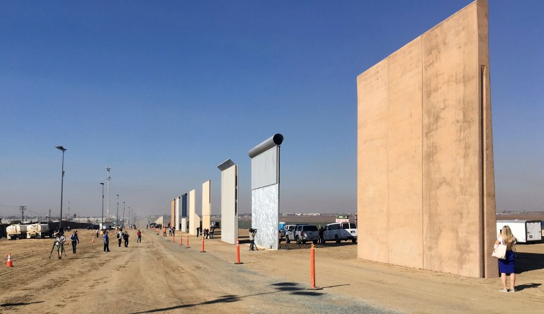 President Trump's proposed border wall 