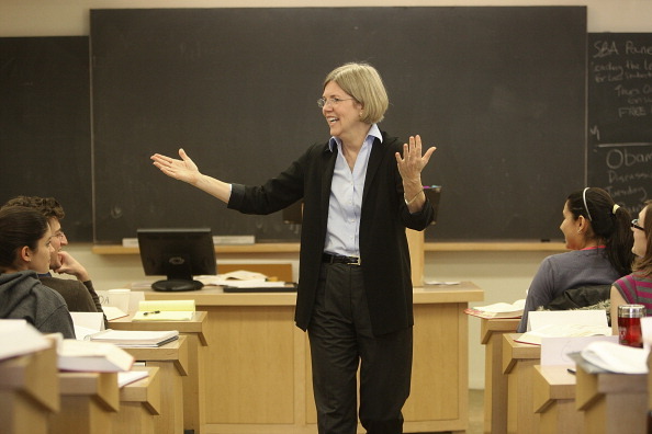 Elizabeth Warren at Harvard Law (Getty Images)