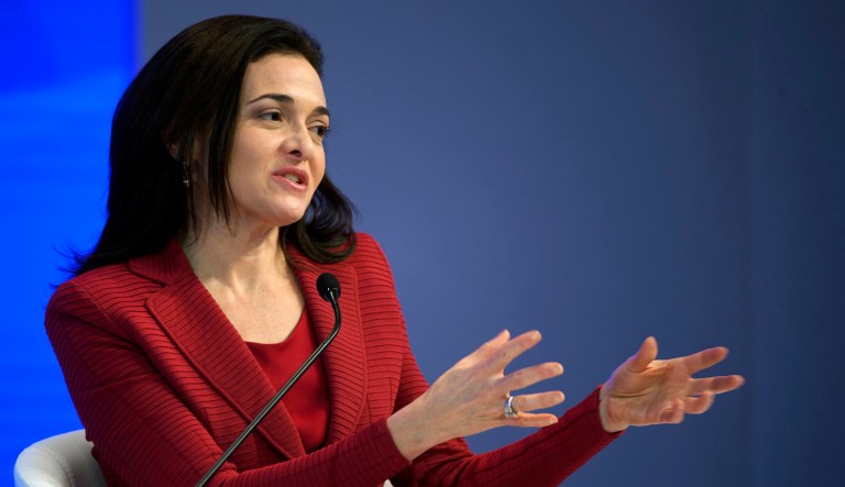 Facebook Chief Operating Officer Sheryl Sandberg met with leaders of the House Intelligence Committee on Wednesday, and it was revealed the panel will release some of the thousands of Russian-linked Facebook ads that have been turned over to Congress. (Laurent Gillieron/Keystone via AP, File)