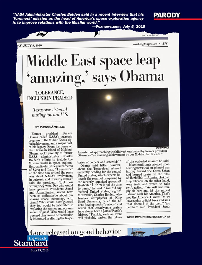 Middle East Space Leap ‘Amazing,’ Says Obama