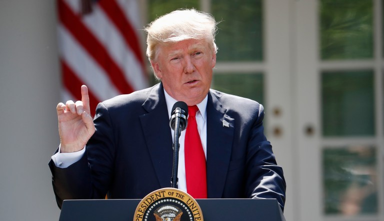 The written notice is the first official statement from the Trump administration about the climate agreement. (AP Photo/Pablo Martinez Monsivais, File)