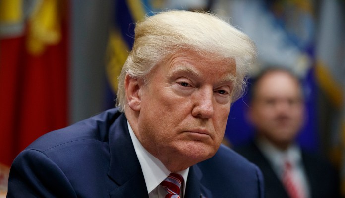 According to the White House on Wednesday, President Trump would consider naming the person who launched a terrorist attack in New York City as an enemy combatant. (AP Photo/Evan Vucci)
