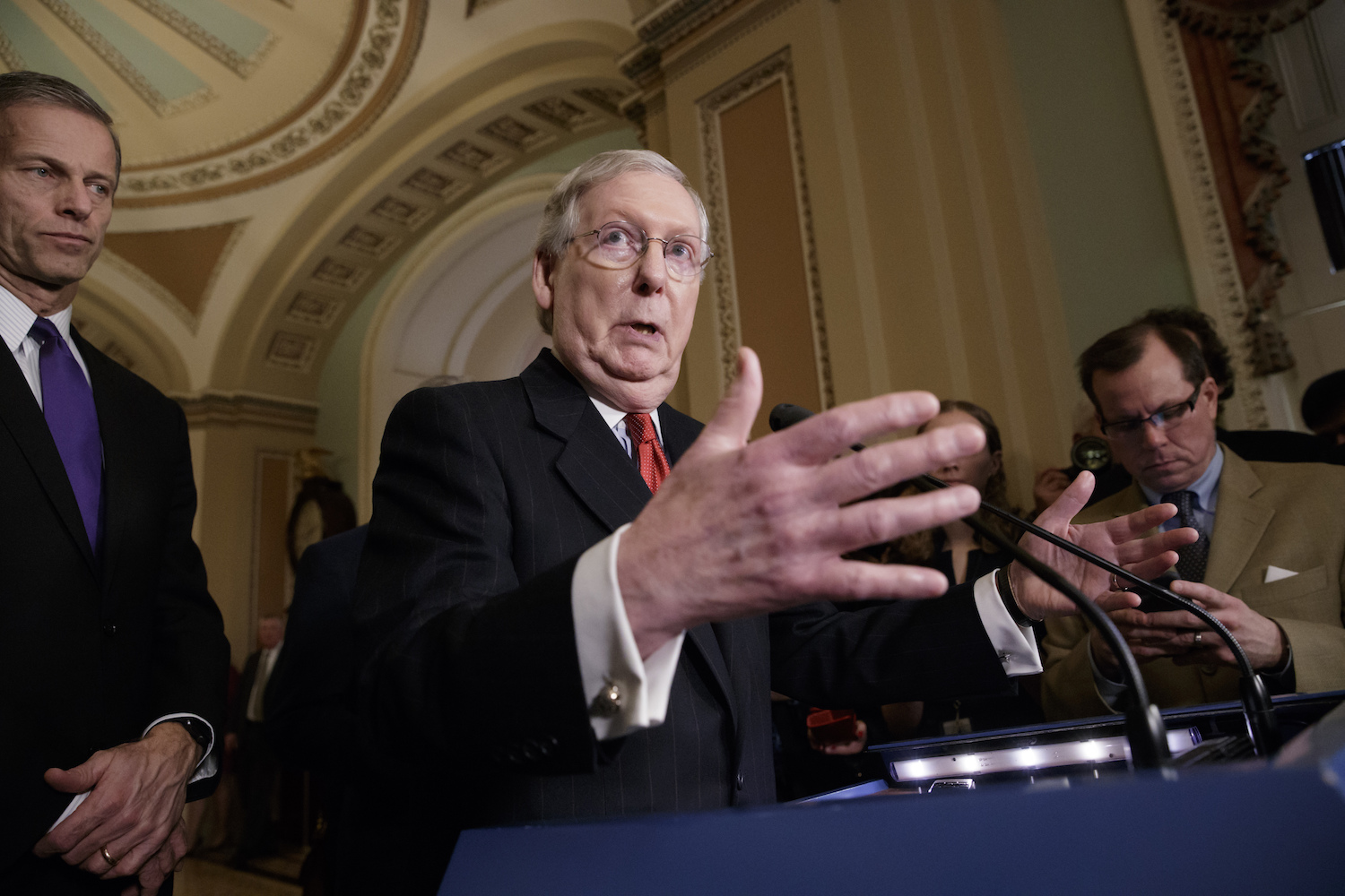 McConnell warns Obamacare ‘regretfully’ will stay in place ‘at the moment’