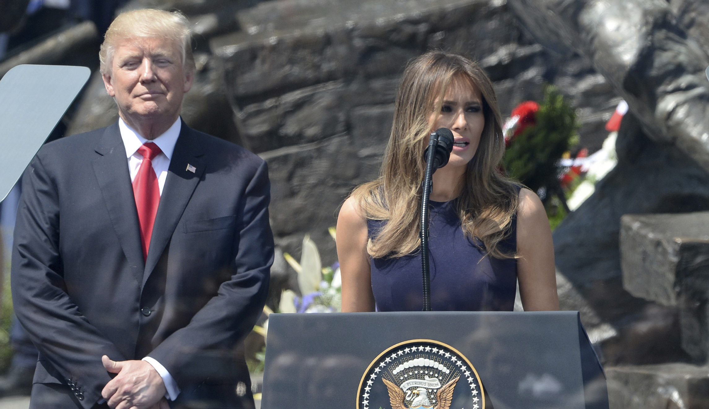 Melania Trump: All people should be able to live without fear