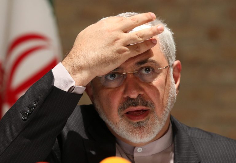 Iranian Foreign Minister Mohammad Javad Zarif speaks to the media after closed-door nuclear talks on Iran take place in Vienna, Austria, Tuesday, July 15, 2014.  Secretary of State John Kerry says he's headed back to Washington today for consultations about extending the nuclear talks between Iran and world powers. Kerry says there's some progress in the talks but also 