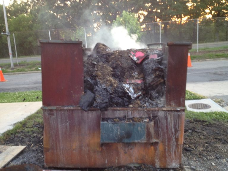 D.C. personnel records left burning in trash bins, firefighters say