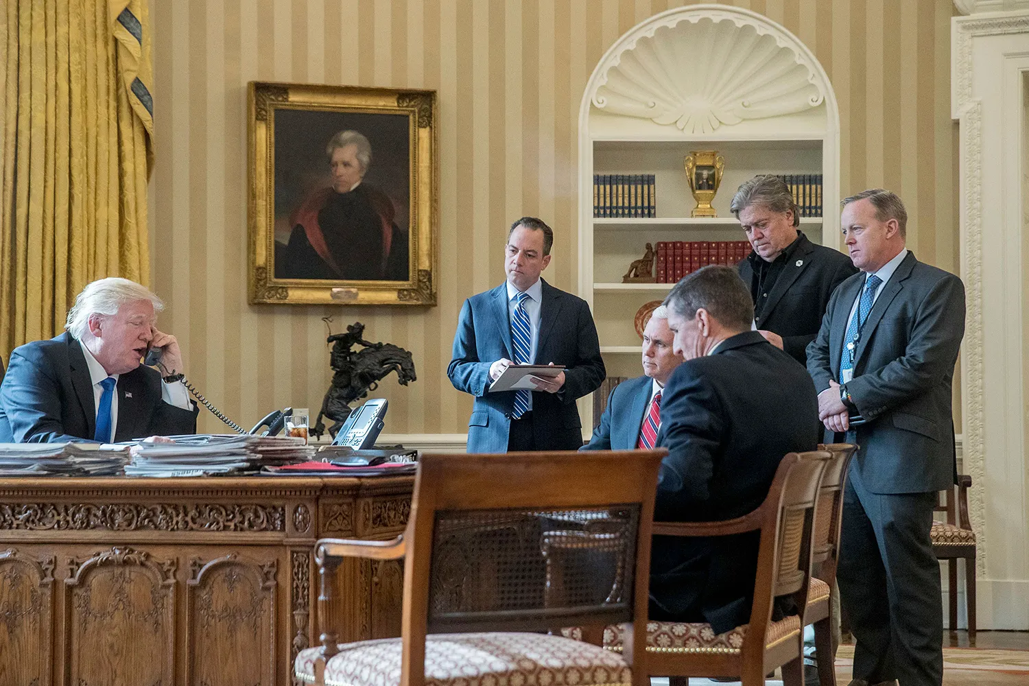 Trump: Reports of discord in the White House are false