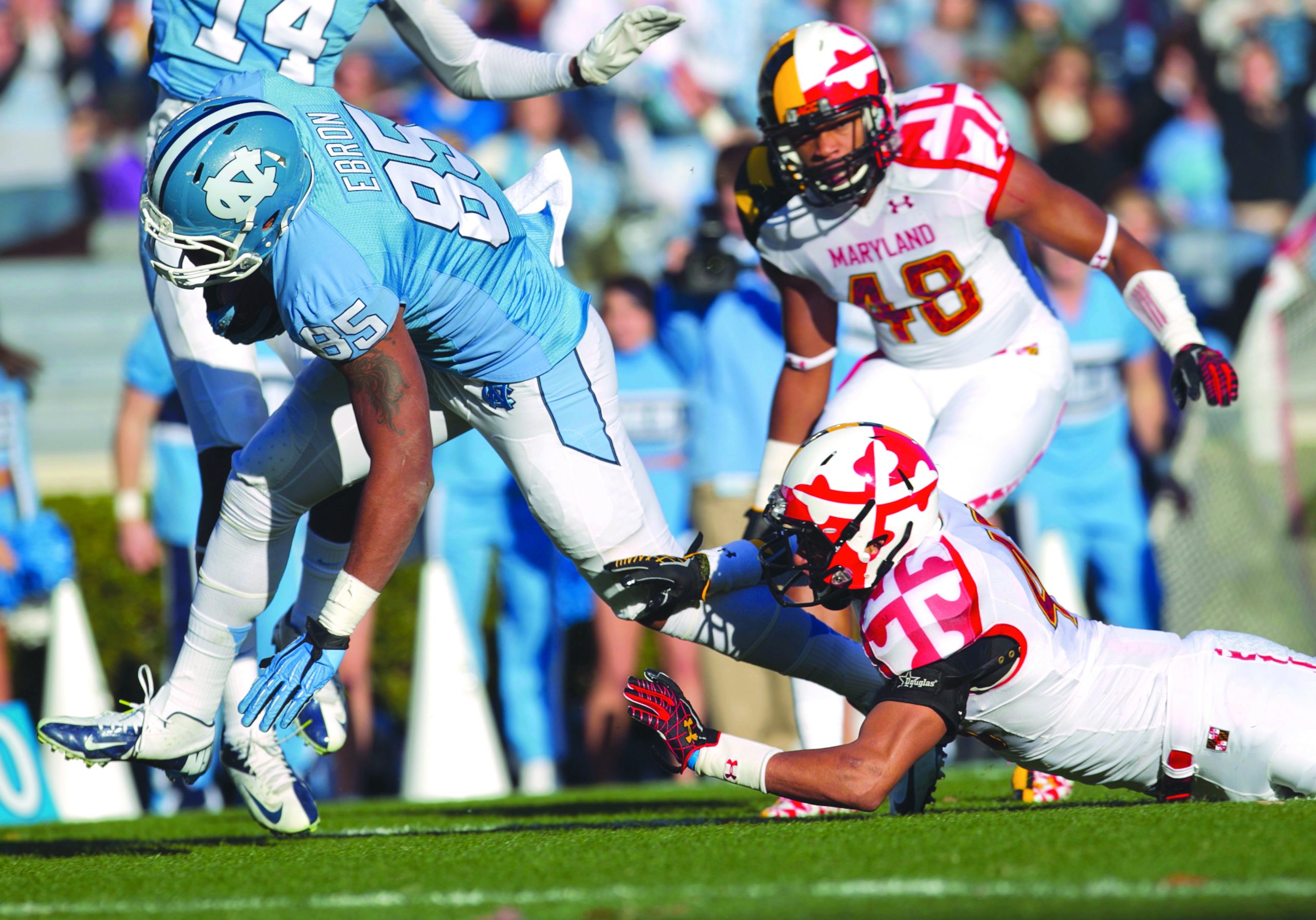 Maryland just can’t keep up with North Carolina