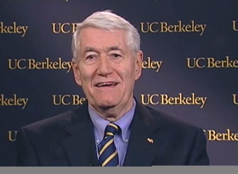 Haverford College recently disinvited Robert J. Birgeneau, the former Chancellor at UC Berkeley. (Screenshot)