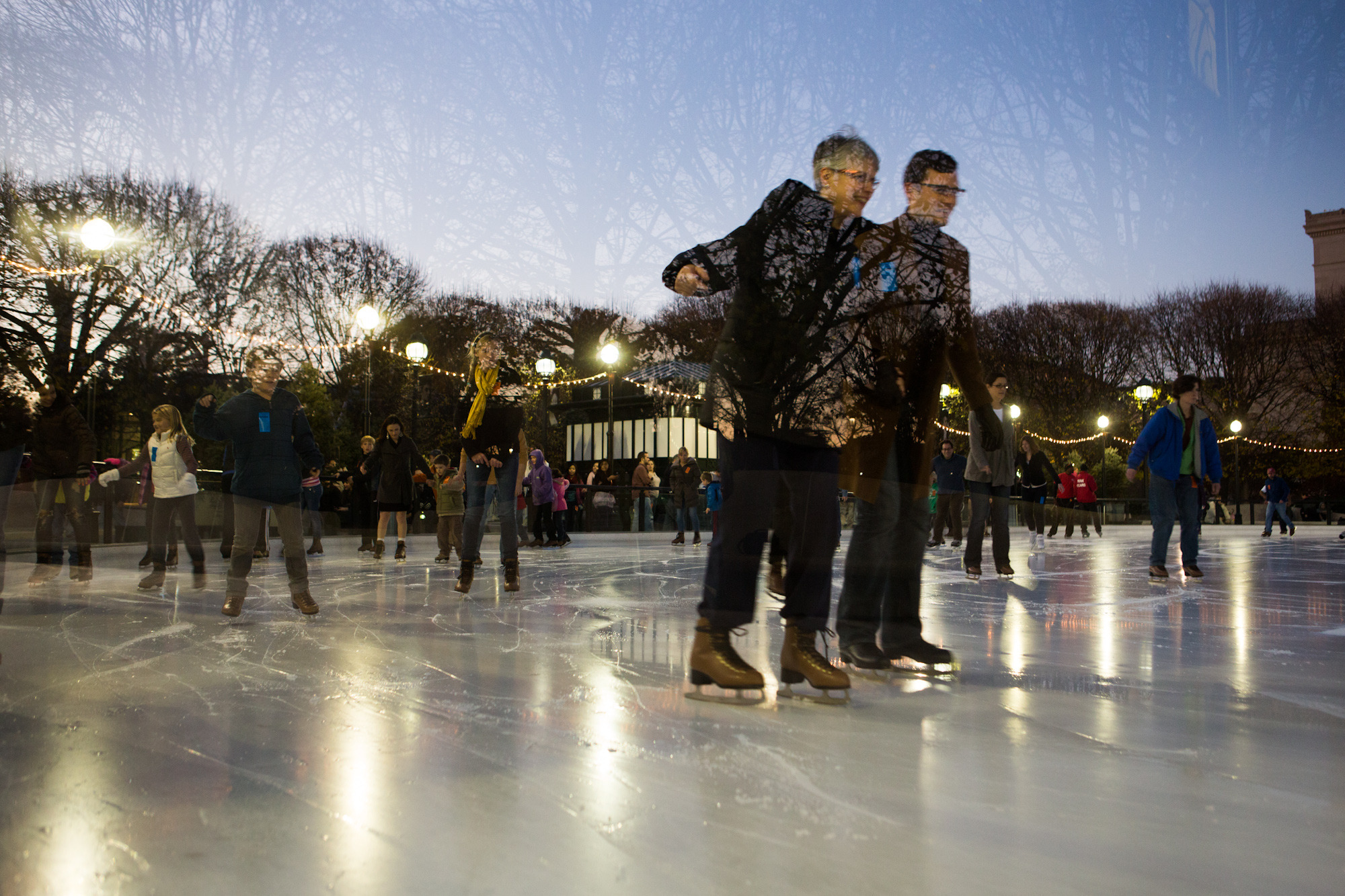 Outdoor ice skating a classic holiday pastime in D.C. area
