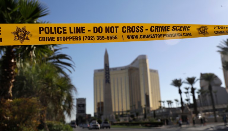 The man who killed 59 people and injured hundreds more in Las Vegas researched other locations where he could have possibly pulled off a similar attack. (AP Photo/Marcio Jose Sanchez)